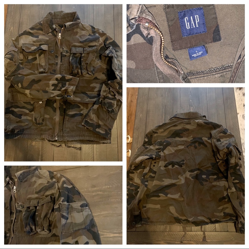 Men’s GAP camo tactical jacket